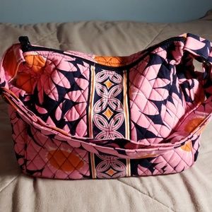 Pink flower Vera Bradley bag